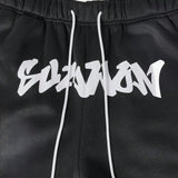 SUMWON Pantalones Cortos De Entrepierna Baja Con Estampado Frontal