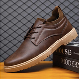 Zapatos de vestir para hombre de estilo inglés de alta gama, con diseño transpirable, de vestir casual, con suela antideslizante