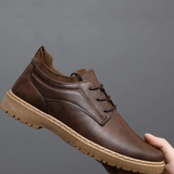 Zapatos de vestir para hombre de estilo inglés de alta gama, con diseño transpirable, de vestir casual, con suela antideslizante