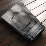 Manfinity LEGND Hombres Jeans desgarro algodon con lavado