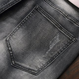 Manfinity LEGND Hombres Jeans desgarro algodon con lavado