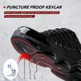 Zapatos De Trabajo Con Puntera De Acero Para Hombres Que Son Indestructibles, Ligeros, Comodos Y Duraderos, A Prueba De Aplastamiento Y De Perforacion, Adecuados Para Actividades Al Aire Libre