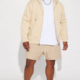 Shorts Tyson Oversize Heavyweight Sweat - Gris Pardo