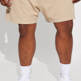 Shorts Tyson Oversize Heavyweight Sweat - Gris Pardo