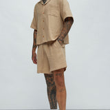 Camisa Belgian Textured - Bronceado