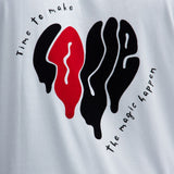Camisa De Manga Corta Love Is The Way - Blanco