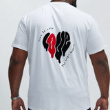 Camisa De Manga Corta Love Is The Way - Blanco