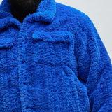 Abrigo de piel de Francis - Azul