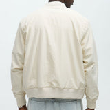 Chamarra Acolchada Miles Nylon Full Zip - Hueso