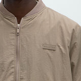 Chamarra Acolchada Miles Nylon Full Zip - Gris Pardo