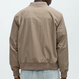 Chamarra Acolchada Miles Nylon Full Zip - Gris Pardo
