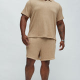 Camisa Polo Catanina Textured - Bronceado