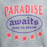 Sudadera Paradise Awaits Dare To Dream - Gris Suave