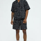 Cuadrado Tropical Granny s - Negro/Combinado