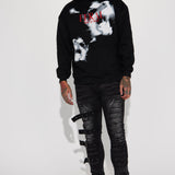 Sudadera Feral By Night - Negro