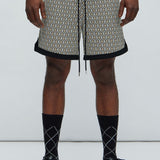 Shorts de calentamiento Rushmore Knit - Negro/combinación