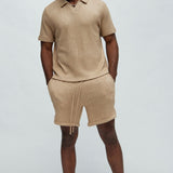Camisa Polo Catanina Textured - Bronceado