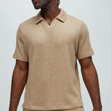 Camisa Polo Catanina Textured - Bronceado