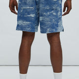 Shorts Cloud 9 Textured Warm up - Azul Claro
