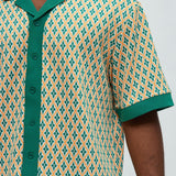 Camisa Rushmore Knit - Verde/Combinado
