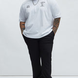 Camisa De Manga Corta Money Man Boxy - Blanco