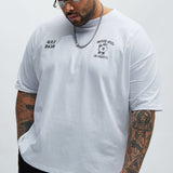 Camisa De Manga Corta Money Man Boxy - Blanco
