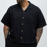 Camisa Belgian Textured - Negro
