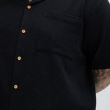 Camisa Belgian Textured - Negro