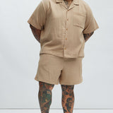 Camisa Belgian Textured - Bronceado