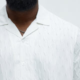 Camisa Chain Wave Textured - Blanco
