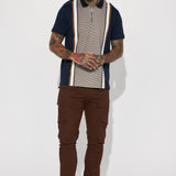 Camisa Polo Homie Short Sleeve - Azul Marino