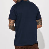 Camisa Polo Homie Short Sleeve - Azul Marino