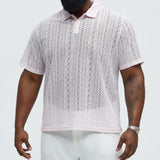 Camisa Rue Khali Knit Polo - Rosa