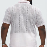 Camisa Rue Khali Knit Polo - Rosa