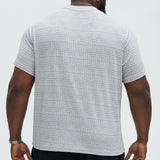 Camiseta Geo Chenille Knit Crewneck - Gris