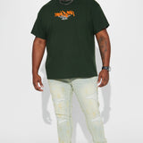 Camisa De Manga Corta NYC Graff - Verde