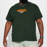 Camisa De Manga Corta NYC Graff - Verde