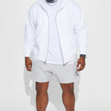 Shorts Tyson Oversize Heavyweight Sweat - Gris Suave