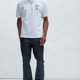 Camisa De Manga Corta Money Man Boxy - Blanco