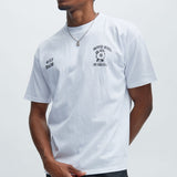Camisa De Manga Corta Money Man Boxy - Blanco