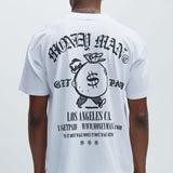 Camisa De Manga Corta Money Man Boxy - Blanco