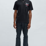 Camisa De Manga Corta Brooklyn Angels - Negro