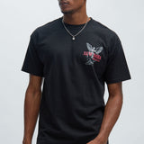 Camisa De Manga Corta Brooklyn Angels - Negro
