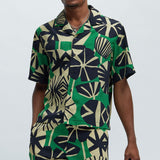 Camisa Masaka Textured - Verde/Combinado