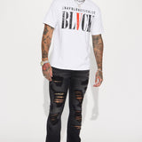 Camisa De Manga Corta Unapologetic - Blanco