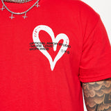 Camisa De Manga Corta Amor Studio - Rojo