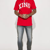 Camisa De Manga Corta I'm King - Rojo