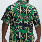 Camisa Masaka Textured - Verde/Combinado