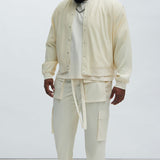 Pantalones Tipo Cargo Show Up Snap - Hueso