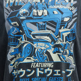 Camisa De Manga Corta Transformers Metalfest Oversized - Negro